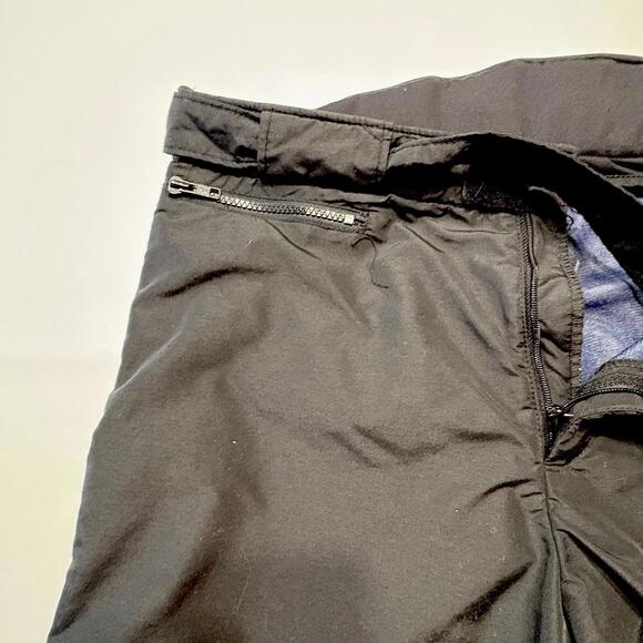 Vtg 80s CB Sports Gore-Tex Pants Mens 38 Black Full Side Zip - Picture 6 of 16
